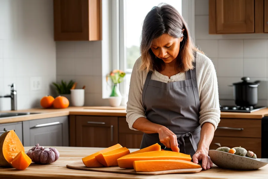 Calculadora nutricional y balanza de cocina pesando pollo para la ración de dieta cocida del perro
